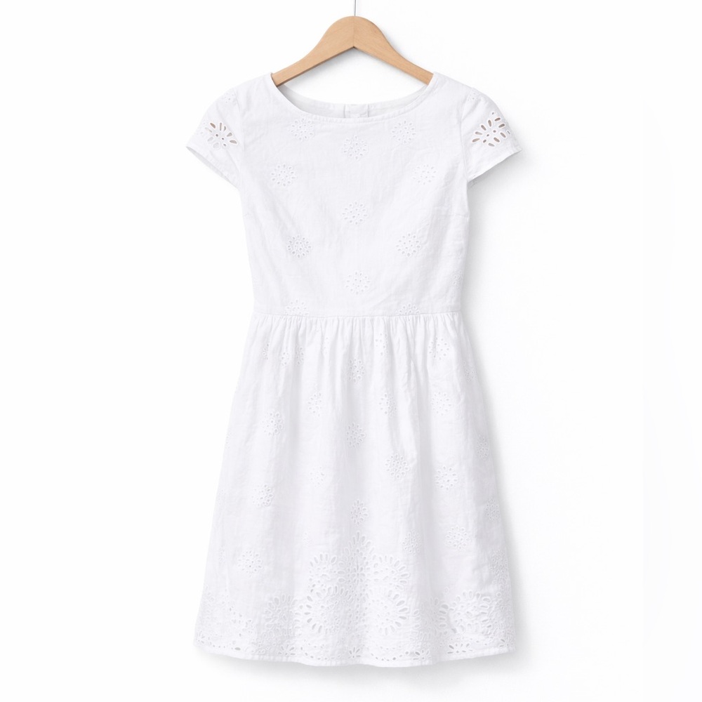 Vineyard Vines Linen Eyelet Fit N Flare Dress size 2